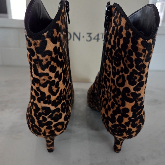 On 34th Leopard Print Booties (New In Box) - Picture 6 of 6